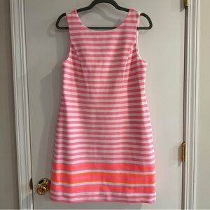 Lilly Pulitzer striped Barbie pink dress